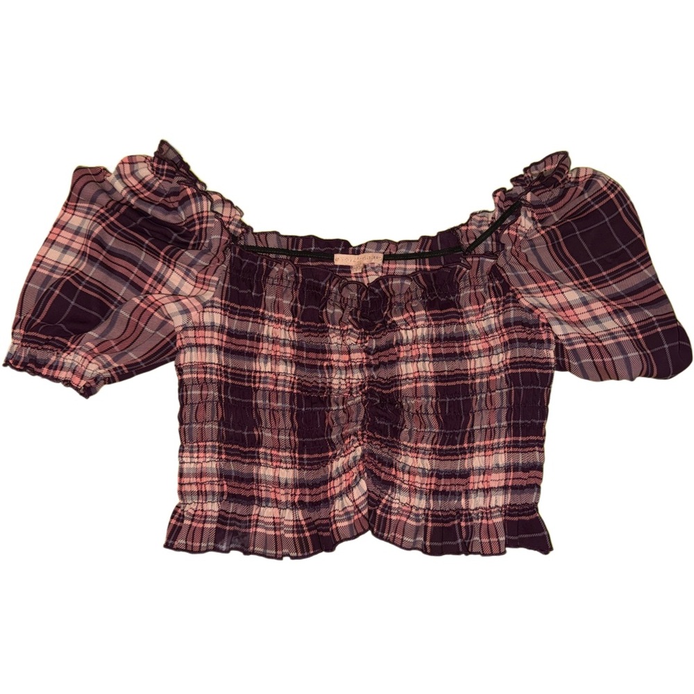 Plaid Women's Crop Top